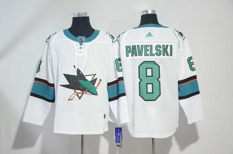 San Jose Sharks #8 Joe Pavelski White Adidas Stitched Jersey,We sell and wholesale San Jose Sharks #8 Joe Pavelski White Adidas Stitched Jersey on line form chian!