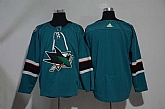 San Jose Sharks Blank Teal Adidas Stitched Jersey,baseball caps,new era cap wholesale,wholesale hats