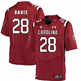 South Carolina Gamecocks #28 Mike Davis Red College Football Jersey DingZhi,baseball caps,new era cap wholesale,wholesale hats