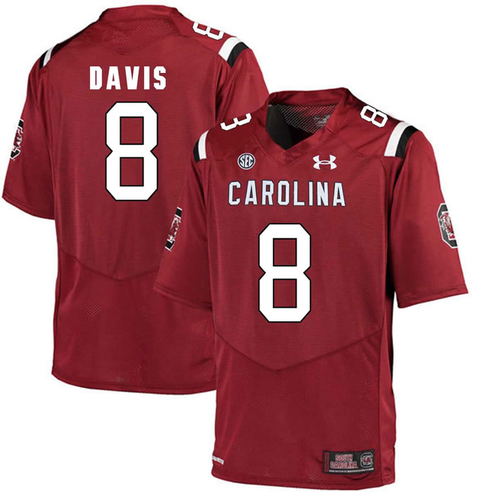 South Carolina Gamecocks #8 Randrecous Davis Red College Football Jersey DingZhi,We sell and wholesale South Carolina Gamecocks #8 Randrecous Davis Red College Football Jersey DingZhi on line form chian!