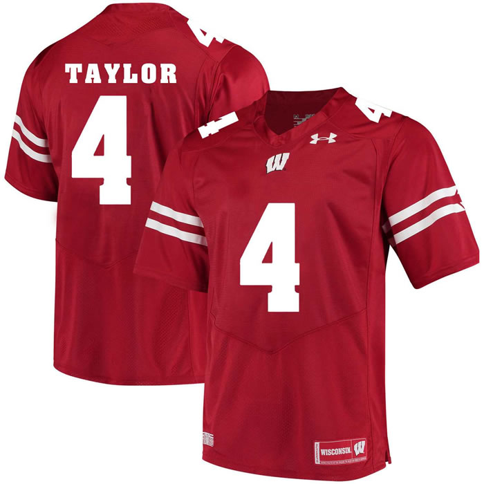 Wisconsin Badgers #4 A.J. Taylor Red College Football Jersey DingZhi,We sell and wholesale Wisconsin Badgers #4 A.J. Taylor Red College Football Jersey DingZhi on line form chian!