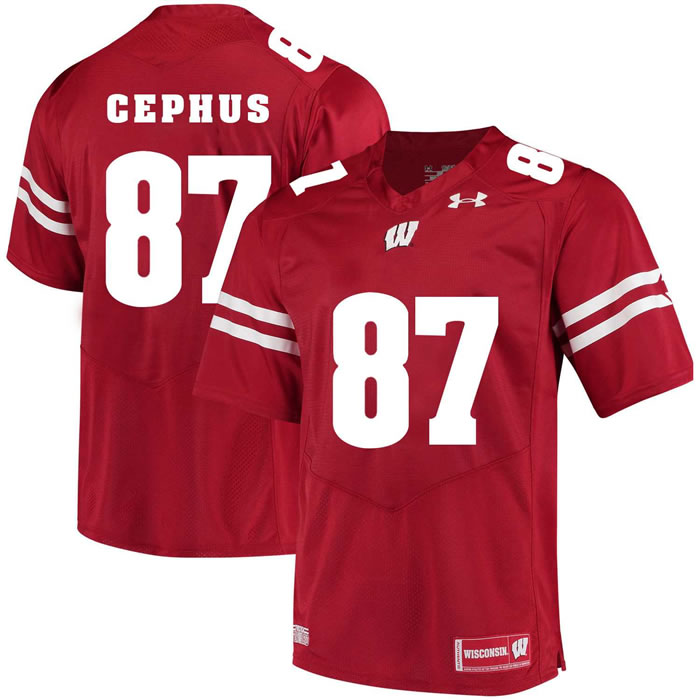Wisconsin Badgers #87 Quintez Cephus Red College Football Jersey DingZhi,We sell and wholesale Wisconsin Badgers #87 Quintez Cephus Red College Football Jersey DingZhi on line form chian!