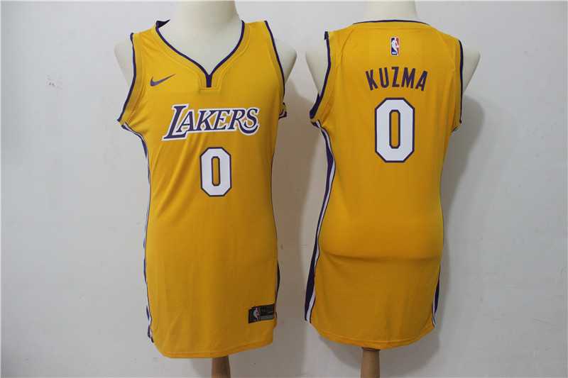 Women Nike Lakers #0 Kyle Kuzma Yellow Swingman Jersey,We sell and wholesale Women Nike Lakers #0 Kyle Kuzma Yellow Swingman Jersey on line form chian!