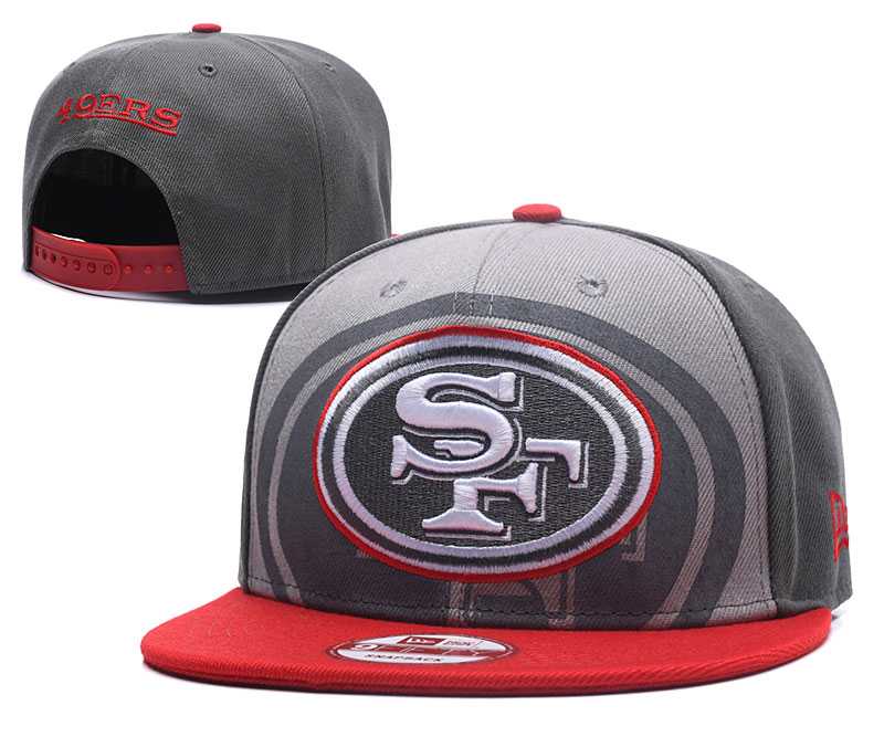 49ers Team Logo Gray Snapback Adjustable Hat GS,We sell and wholesale 49ers Team Logo Gray Snapback Adjustable Hat GS on line form chian!