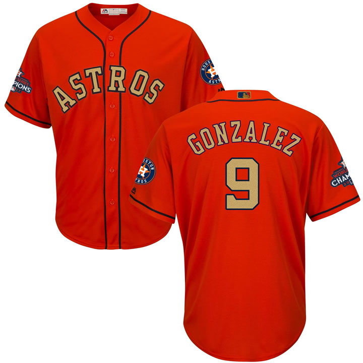 Astros #9 Marwin Gonzalez Orange 2018 Gold Program Cool Base Jersey,We sell and wholesale Astros #9 Marwin Gonzalez Orange 2018 Gold Program Cool Base Jersey on line form chian!
