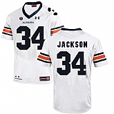 Auburn Tigers 34 Bo Jackson White College Football Jersey DingZhi,baseball caps,new era cap wholesale,wholesale hats
