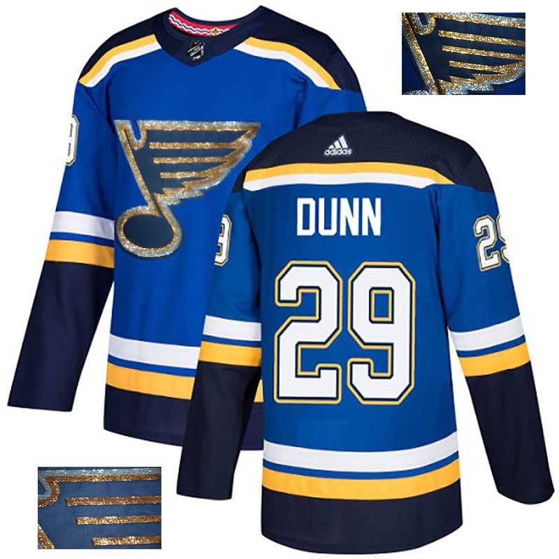 Blues 29 Vince Dunn Blue Glittery Edition Adidas Jersey,We sell and wholesale Blues 29 Vince Dunn Blue Glittery Edition Adidas Jersey on line form chian!