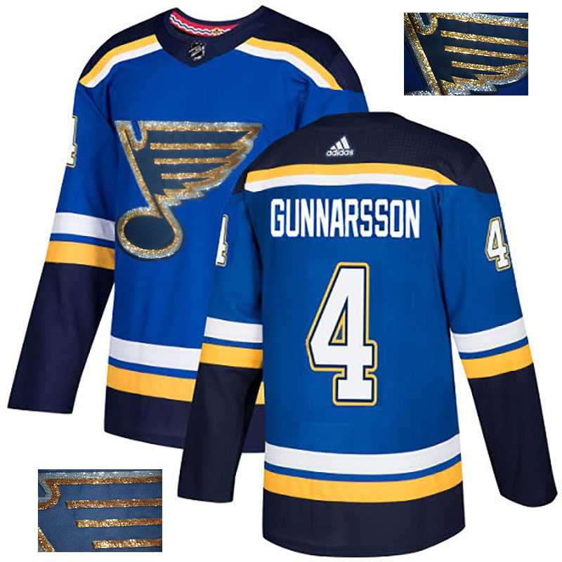 Blues 4 Carl Gunnarsson Blue Glittery Edition Adidas Jersey,We sell and wholesale Blues 4 Carl Gunnarsson Blue Glittery Edition Adidas Jersey on line form chian!