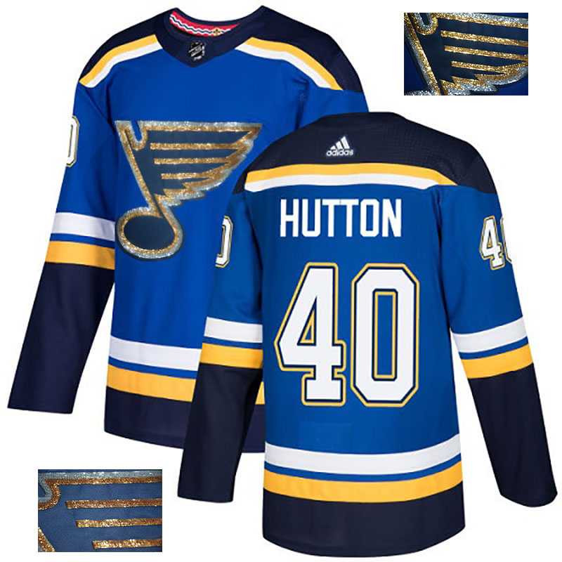 Blues 40 Carter Hutton Blue Glittery Edition Adidas Jersey,We sell and wholesale Blues 40 Carter Hutton Blue Glittery Edition Adidas Jersey on line form chian!