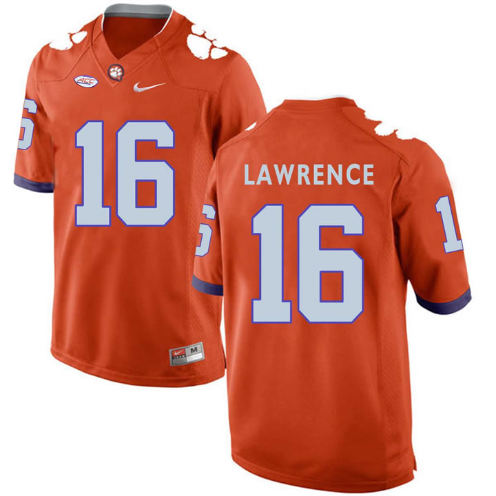 Clemson Tigers 16 Trevor Lawrence Orange College Football Jersey DingZhi,We sell and wholesale Clemson Tigers 16 Trevor Lawrence Orange College Football Jersey DingZhi on line form chian!