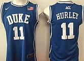 Duke Blue Devils 11 Bobby Hurley Blue College Basketball Jersey,baseball caps,new era cap wholesale,wholesale hats