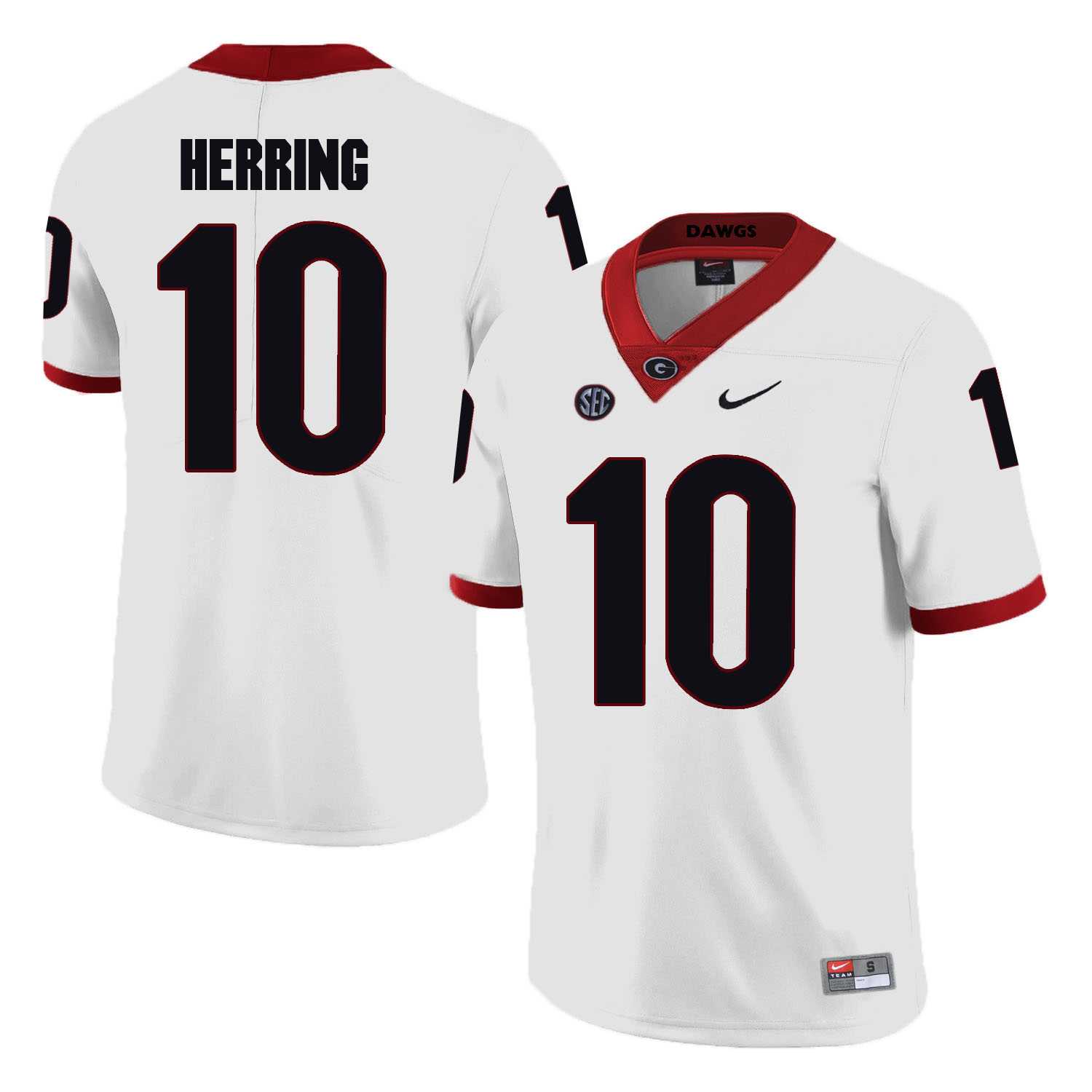Georgia Bulldogs 10 Malik Herring White College Football Jersey DingZhi,We sell and wholesale Georgia Bulldogs 10 Malik Herring White College Football Jersey DingZhi on line form chian!