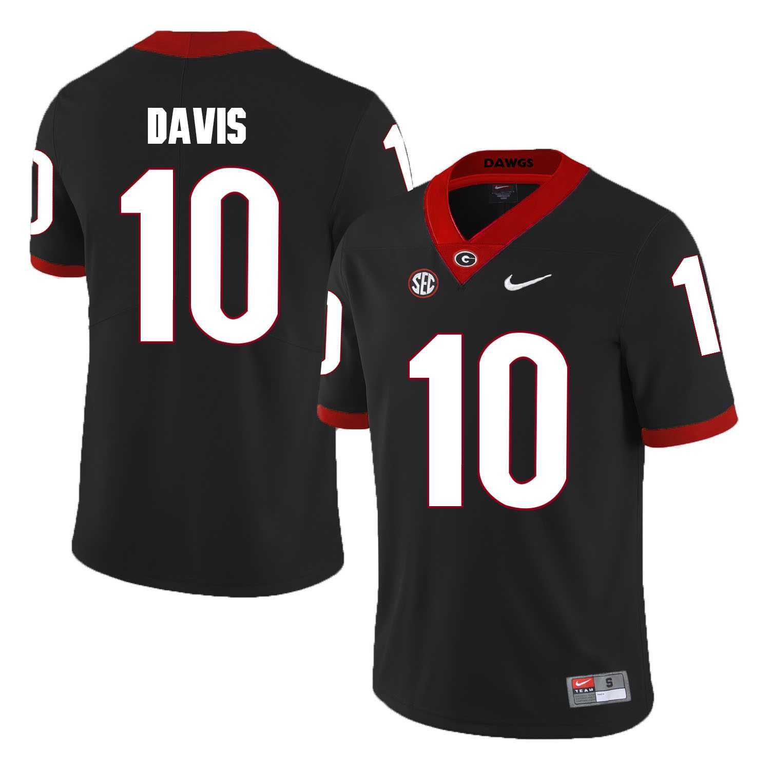Georgia Bulldogs 10 Thomas Davis Black College Football Jersey DingZhi,We sell and wholesale Georgia Bulldogs 10 Thomas Davis Black College Football Jersey DingZhi on line form chian!
