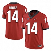 Georgia Bulldogs 14 Terry Hoage Red College Football Jersey DingZhi,baseball caps,new era cap wholesale,wholesale hats
