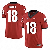 Georgia Bulldogs 18 Deandre Baker Red College Football Jersey DingZhi,baseball caps,new era cap wholesale,wholesale hats