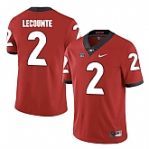 Georgia Bulldogs 2 Richard LeCounte Red College Football Jersey DingZhi,baseball caps,new era cap wholesale,wholesale hats