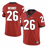 Georgia Bulldogs 26 Tyrique McGhee Red College Football Jersey DingZhi,baseball caps,new era cap wholesale,wholesale hats
