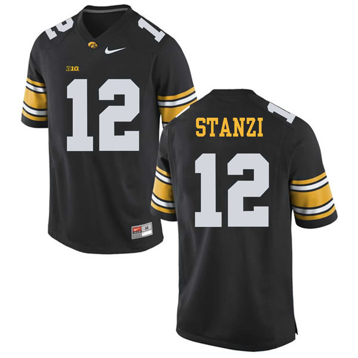 Iowa Hawkeyes 12 Ricky Stanzi Black College Football Jersey DingZhi,We sell and wholesale Iowa Hawkeyes 12 Ricky Stanzi Black College Football Jersey DingZhi on line form chian!