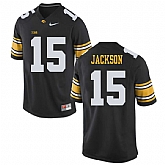 Iowa Hawkeyes 15 Joshua Jackson Black College Football Jersey DingZhi,baseball caps,new era cap wholesale,wholesale hats