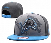 Lions Team Logo Gray Snapback Adjustable Hat GS,baseball caps,new era cap wholesale,wholesale hats