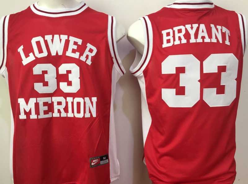 Lower Merion Aces 33 Kobe Bryant Red College Basketball Jersey,We sell and wholesale Lower Merion Aces 33 Kobe Bryant Red College Basketball Jersey on line form chian!