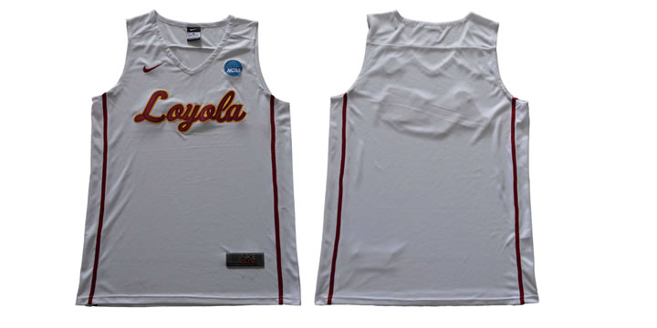Loyola (Chi) Ramblers White Blank College Basketball Jersey,We sell and wholesale Loyola (Chi) Ramblers White Blank College Basketball Jersey on line form chian!