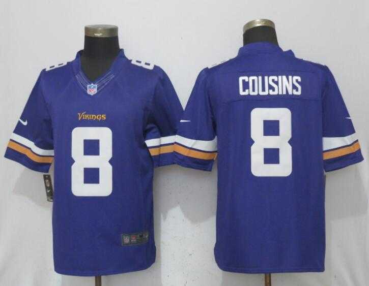 Nike Vikings 8 Kirk Cousins Purple Limited Jersey,We sell and wholesale Nike Vikings 8 Kirk Cousins Purple Limited Jersey on line form chian!