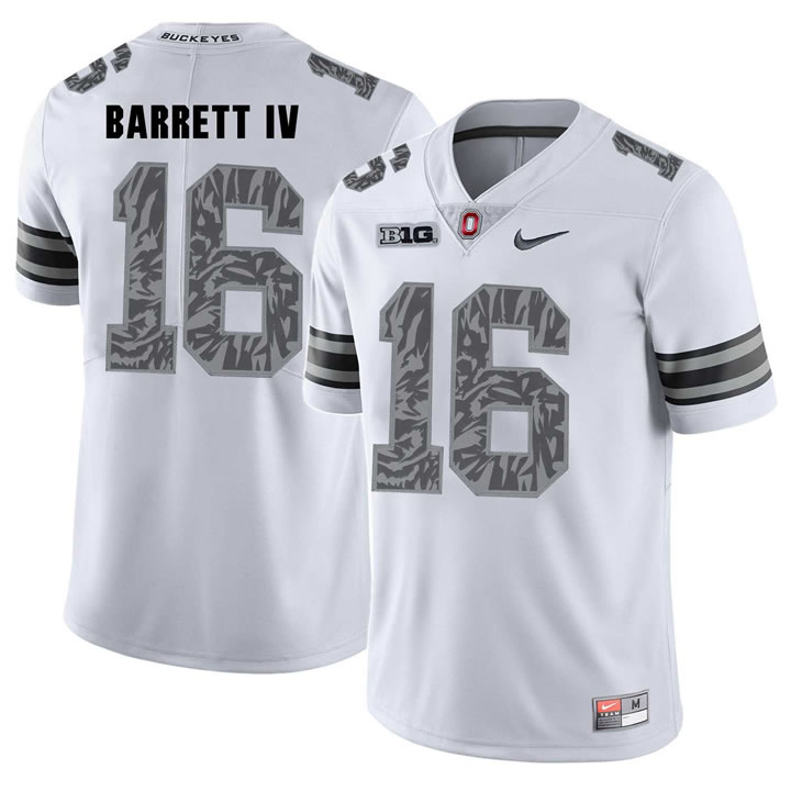 Ohio State Buckeyes 16 J.T. Barrett IV White Shadow College Football Jersey DingZhi,We sell and wholesale Ohio State Buckeyes 16 J.T. Barrett IV White Shadow College Football Jersey DingZhi on line form chian!