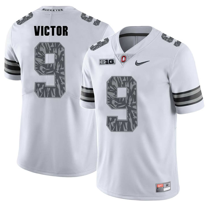 Ohio State Buckeyes 9 Binjimen Victor White Shadow College Football Jersey DingZhi,We sell and wholesale Ohio State Buckeyes 9 Binjimen Victor White Shadow College Football Jersey DingZhi on line form chian!