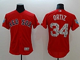Red Sox 34 David Ortiz White 2018 Spring Training Flexbase Baseball Jerseys,baseball caps,new era cap wholesale,wholesale hats