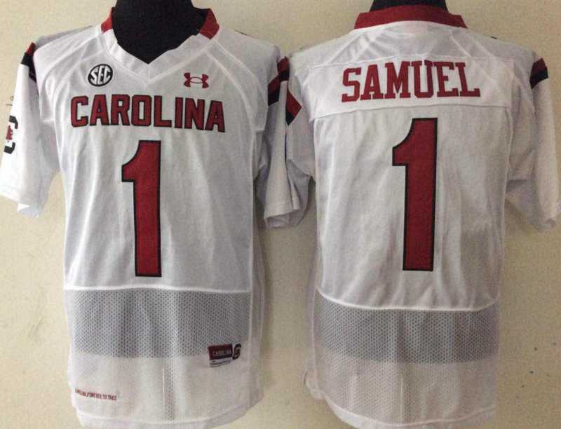 South Carolina Gamecocks 1 Gamecock Samuel White College Football Jersey,We sell and wholesale South Carolina Gamecocks 1 Gamecock Samuel White College Football Jersey on line form chian!