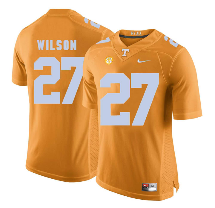 Tennessee Volunteers 27 Al Wilson Orange College Football Jersey DingZhi,We sell and wholesale Tennessee Volunteers 27 Al Wilson Orange College Football Jersey DingZhi on line form chian!