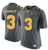 Tennessee Volunteers 3 White Ty Chandler Gray College Football Jersey DingZhi,baseball caps,new era cap wholesale,wholesale hats