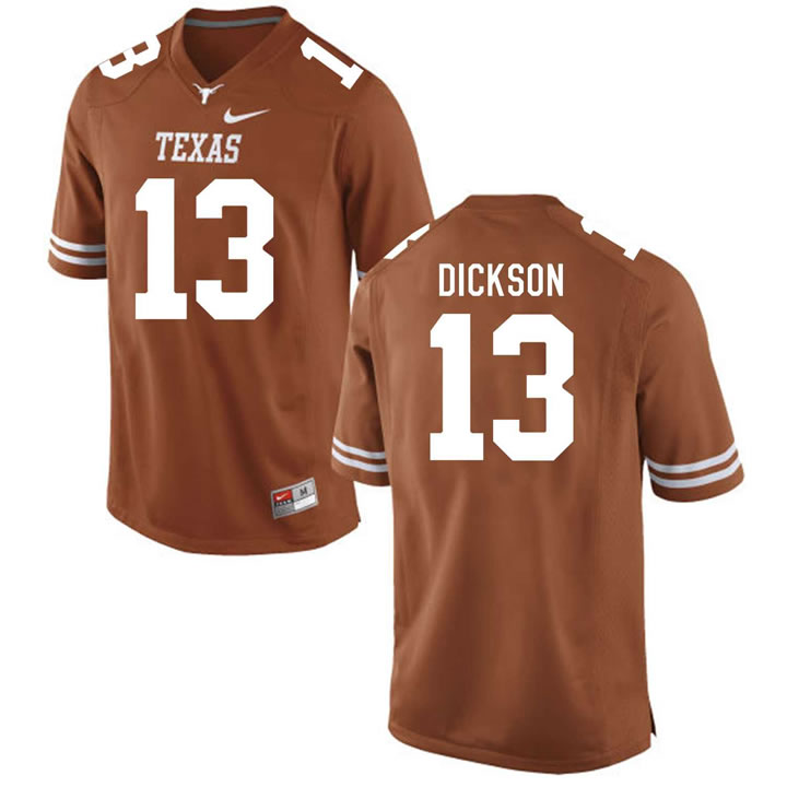 Texas Longhorns 13 Michael Dickson Brunt Orange College Football Jersey DingZhi,We sell and wholesale Texas Longhorns 13 Michael Dickson Brunt Orange College Football Jersey DingZhi on line form chian!