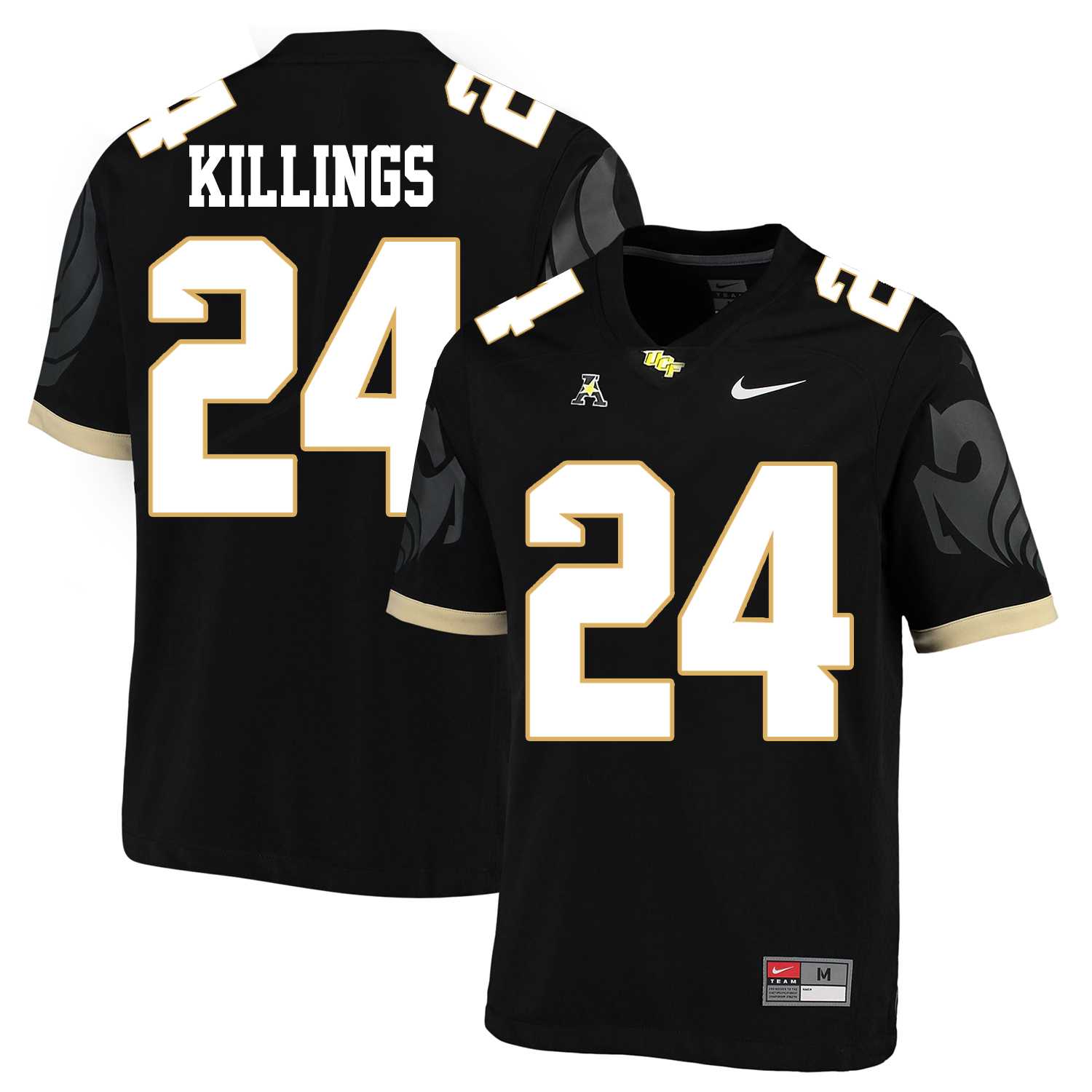 UCF Knights 24 D.J. Killings Black College Football Jersey DingZhi,We sell and wholesale UCF Knights 24 D.J. Killings Black College Football Jersey DingZhi on line form chian!