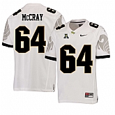 UCF Knights 64 Justin McCray White College Football Jersey DingZhi,baseball caps,new era cap wholesale,wholesale hats