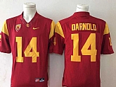 USC Trojans 14 Sam Darnold Red College Football Jersey,baseball caps,new era cap wholesale,wholesale hats