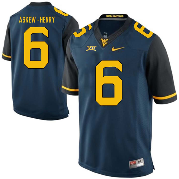 West Virginia Mountaineers 6 Dravon Askew-Henry Blue College Football Jersey DingZhi,We sell and wholesale West Virginia Mountaineers 6 Dravon Askew-Henry Blue College Football Jersey DingZhi on line form chian!