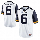 West Virginia Mountaineers 6 Dravon Askew-Henry White College Football Jersey DingZhi,baseball caps,new era cap wholesale,wholesale hats