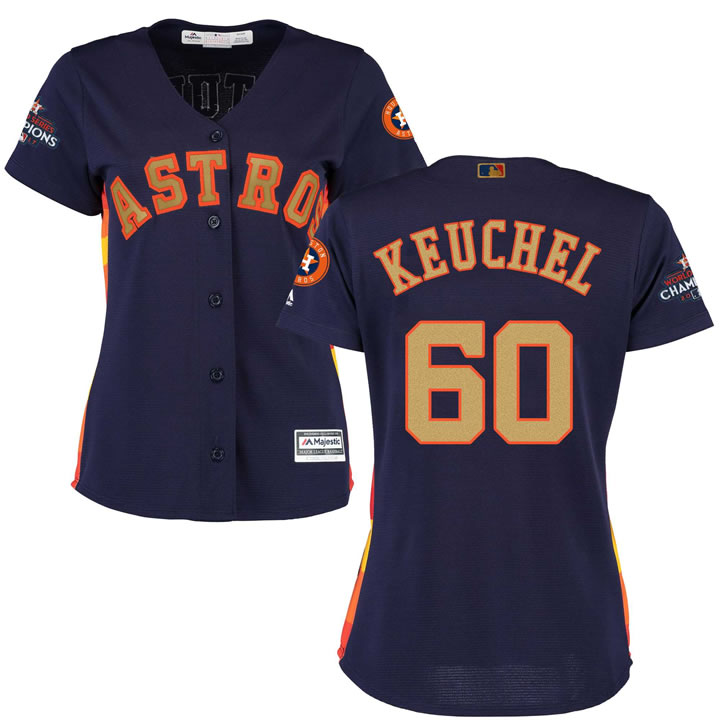 Women Astros #60 Dallas Keuchel Navy 2018 Gold Program Cool Base Jersey,We sell and wholesale Women Astros #60 Dallas Keuchel Navy 2018 Gold Program Cool Base Jersey on line form chian!