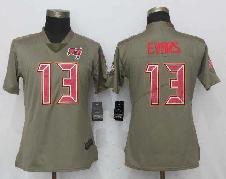 Women Nike Buccaneers 13 Mike Evans Olive Salute To Service Limited Jersey,We sell and wholesale Women Nike Buccaneers 13 Mike Evans Olive Salute To Service Limited Jersey on line form chian!