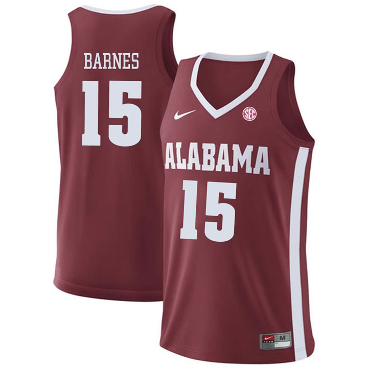 Alabama Crimson Tide 15 Tyler Barnes Red College Basketball Jersey Dzhi,We sell and wholesale Alabama Crimson Tide 15 Tyler Barnes Red College Basketball Jersey Dzhi on line form chian!
