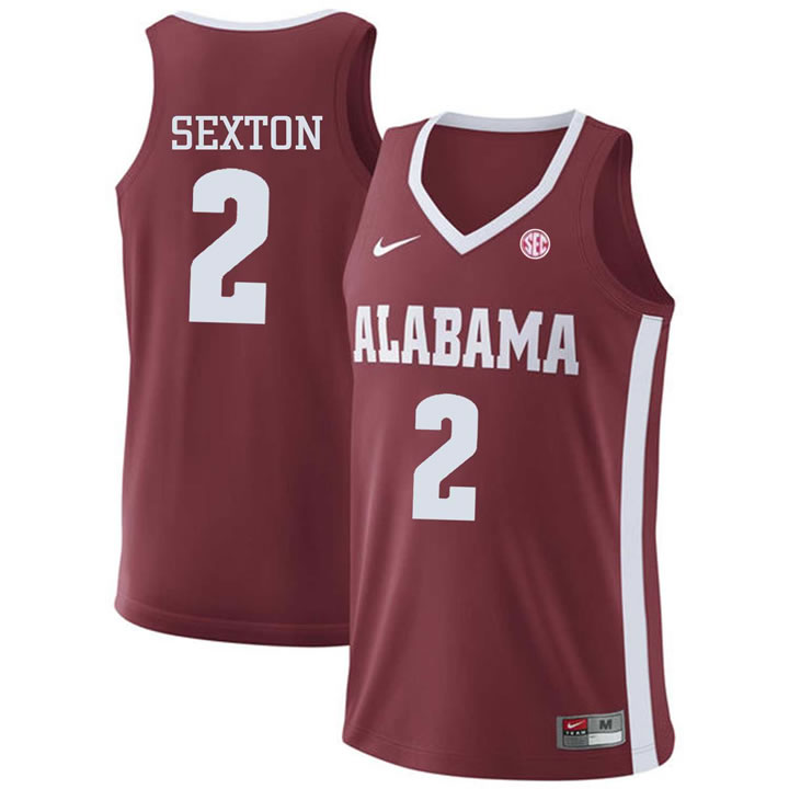 Alabama Crimson Tide 2 Collin Sexton Red College Basketball Jersey Dzhi,We sell and wholesale Alabama Crimson Tide 2 Collin Sexton Red College Basketball Jersey Dzhi on line form chian!