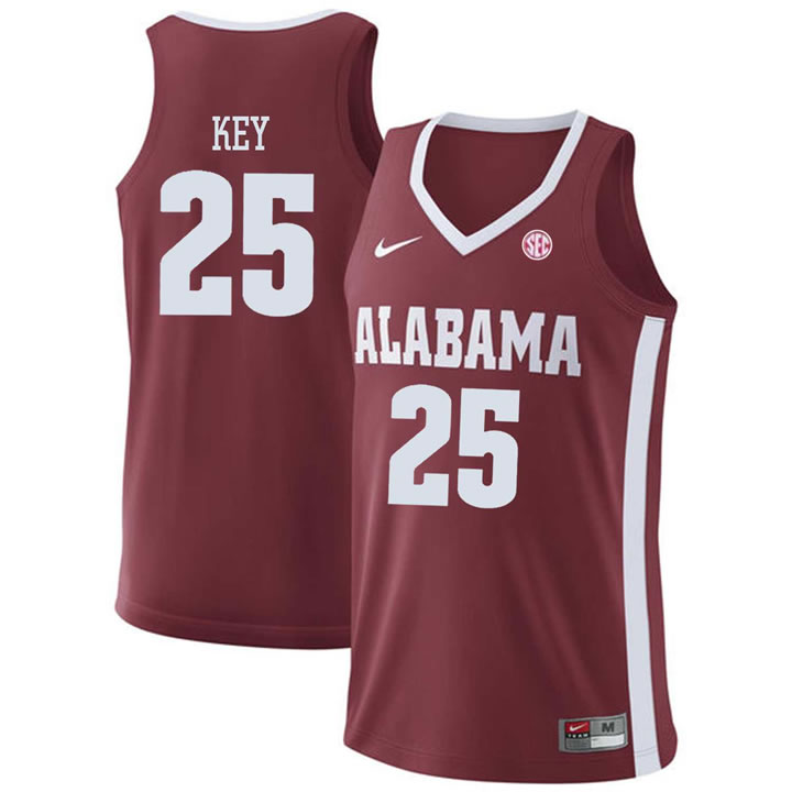 Alabama Crimson Tide 25 Braxton Key Red College Basketball Jersey Dzhi,We sell and wholesale Alabama Crimson Tide 25 Braxton Key Red College Basketball Jersey Dzhi on line form chian!