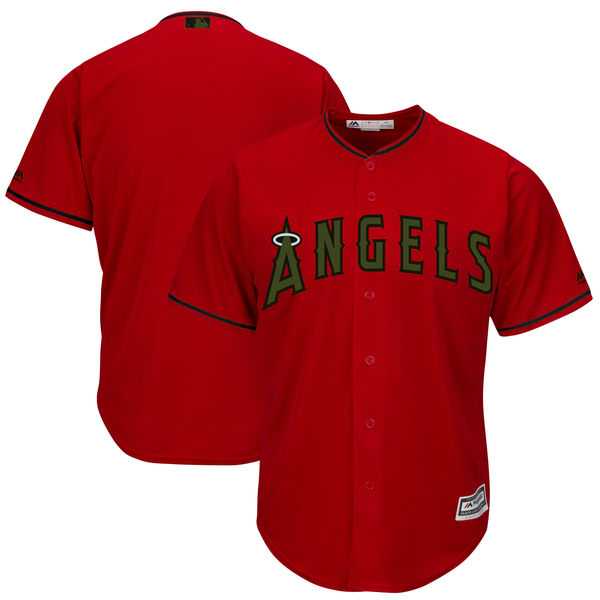 Angels Blank Red 2018 Memorial Day Cool Base Jersey,We sell and wholesale Angels Blank Red 2018 Memorial Day Cool Base Jersey on line form chian!