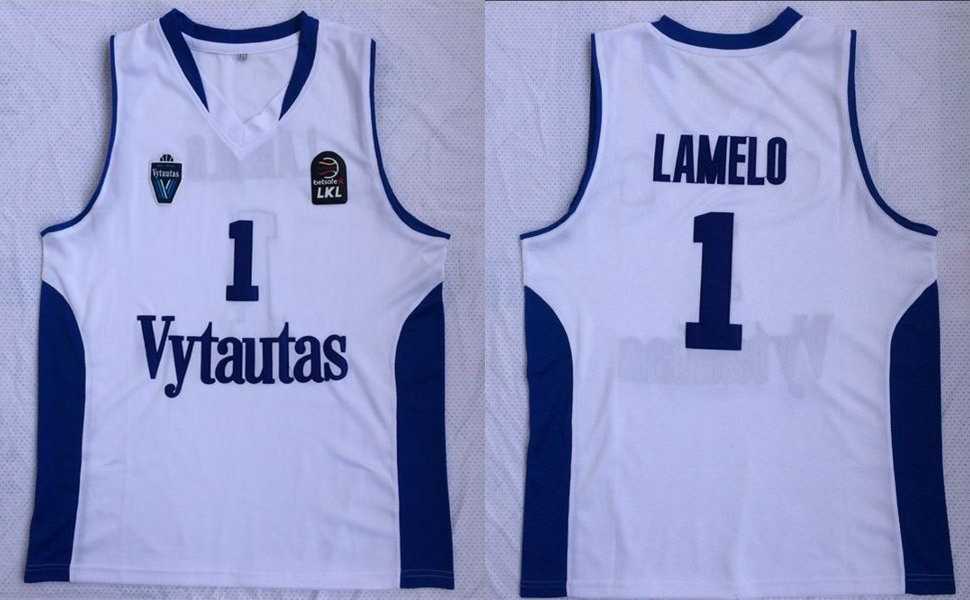 BC Prienai 1 Lamelo Ball White Basketball Stitched NBA Jersey,We sell and wholesale BC Prienai 1 Lamelo Ball White Basketball Stitched NBA Jersey on line form chian!