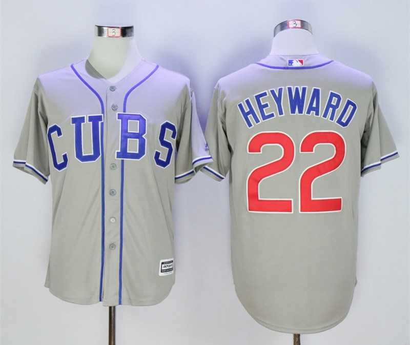 Cubs 22 Jason Heyward Gray Cool Base Baseball Jerseys,We sell and wholesale Cubs 22 Jason Heyward Gray Cool Base Baseball Jerseys on line form chian!