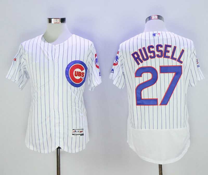 Cubs 27 Addison Russell White Flexbase Baseball Jerseys,We sell and wholesale Cubs 27 Addison Russell White Flexbase Baseball Jerseys on line form chian!