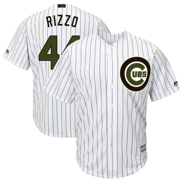 Cubs 44 Anthony Rizzo White 2018 Memorial Day Cool Base Jersey,We sell and wholesale Cubs 44 Anthony Rizzo White 2018 Memorial Day Cool Base Jersey on line form chian!