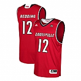Louisville Cardinals 12 Jacob Redding Red College Basketball Jersey Dzhi,baseball caps,new era cap wholesale,wholesale hats